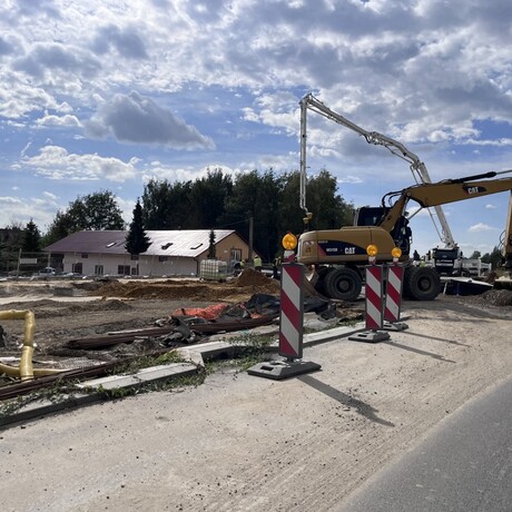 Rozbudowa drogi z Rzeszowa do Jasionki [wrzesień 2023] - fot 6